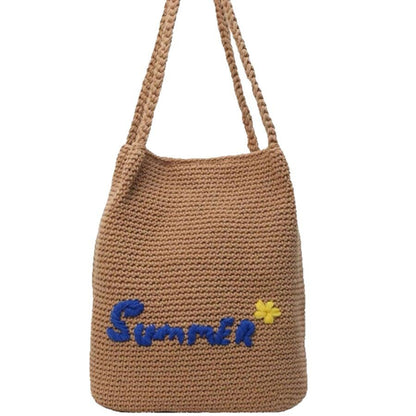 Handgearbeitete Baumwolltasche mit Fröhlichem Sommer-Motiv Brehn