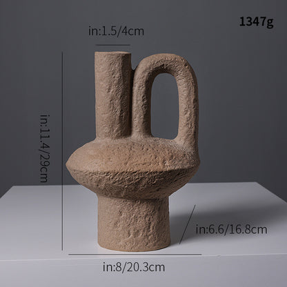 Künstlerische Tonvase Brehn