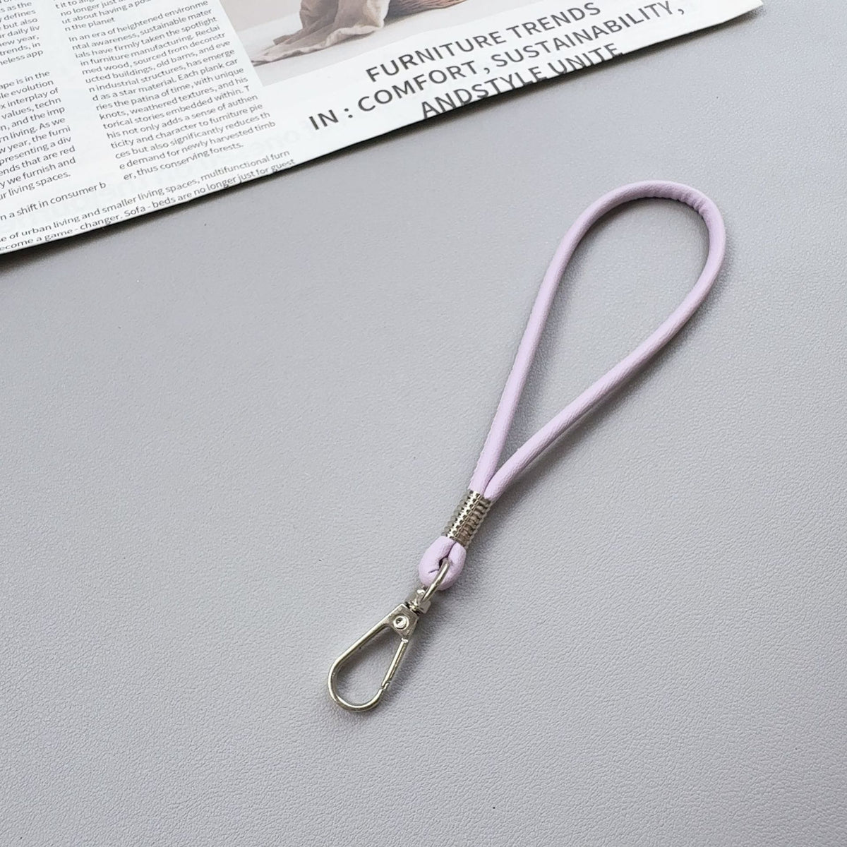 Premium Silikon Loop Schlüsselanhänger Halter Brehn