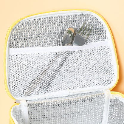 Verspielt isolierte Lunch-Tasche