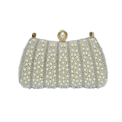 Perlenbesetzte Abend-Clutch