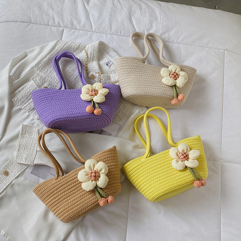 Dekorative Geflochtene Strohtasche Brehn