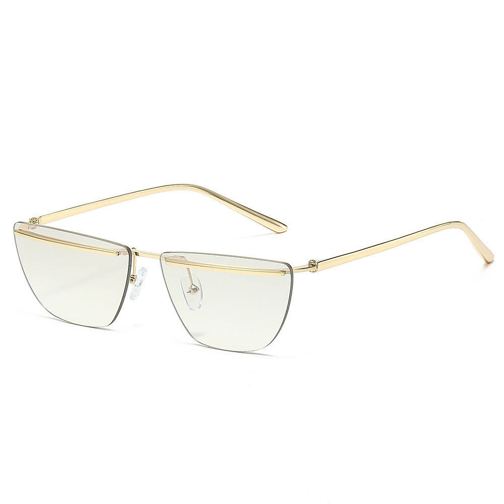 Moderne geometrische eckige Sonnenbrille Brehn