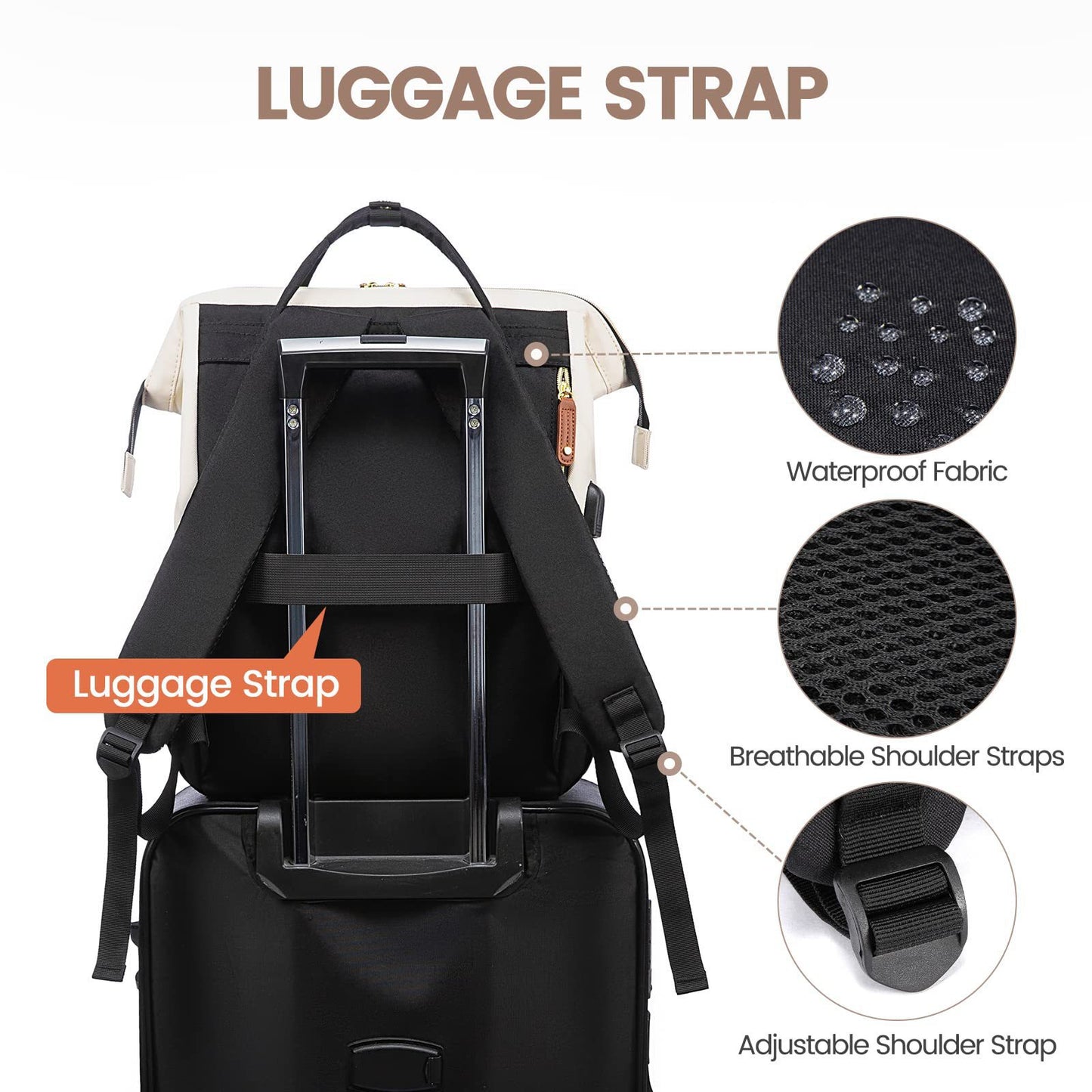 Praktischer Alltagsrucksack Brehn