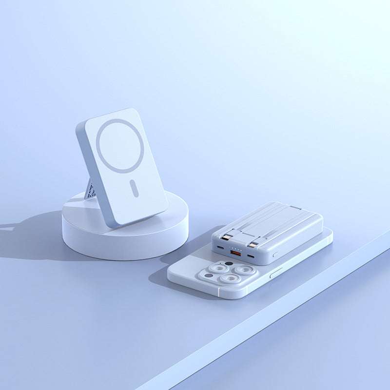 Tragbare Magsafe Powerbank mit Integriertem Ständer Brehn