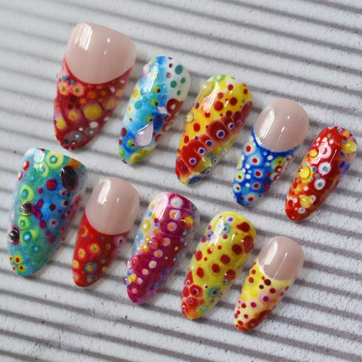 Künstlerisches Gradient Nagelkunst Set Brehn