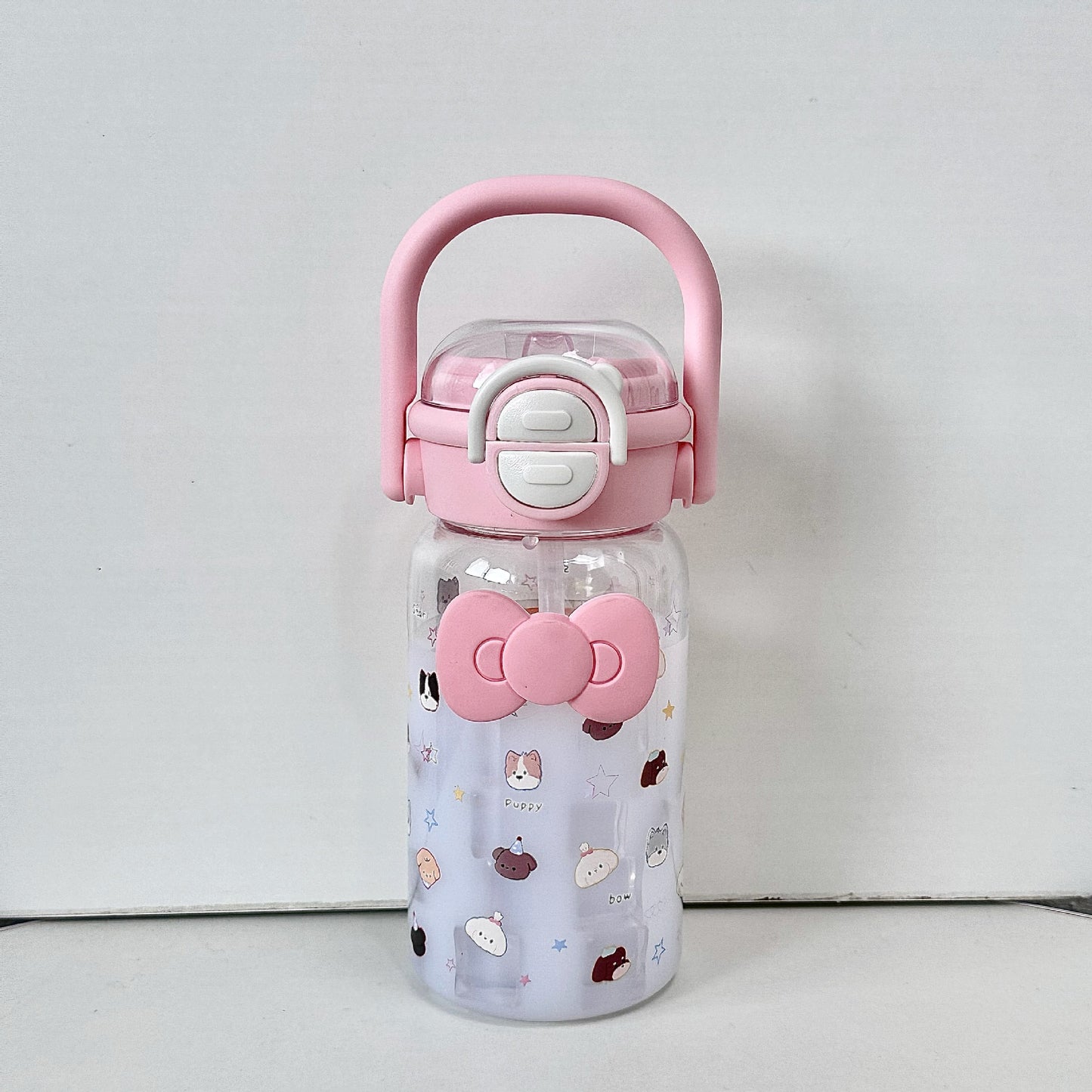 Damen Kindgerechte Trinkflasche mit fröhlichem Motiv Brehn