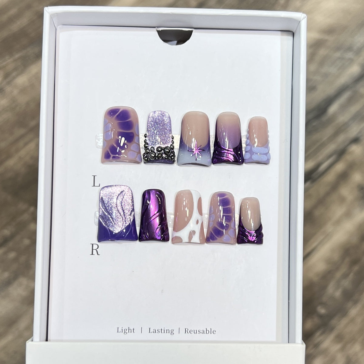 Wiederverwendbares Press-On Nagelset Brehn