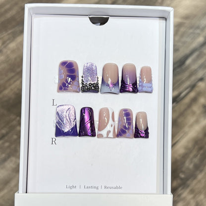 Wiederverwendbares Press-On Nagelset Brehn