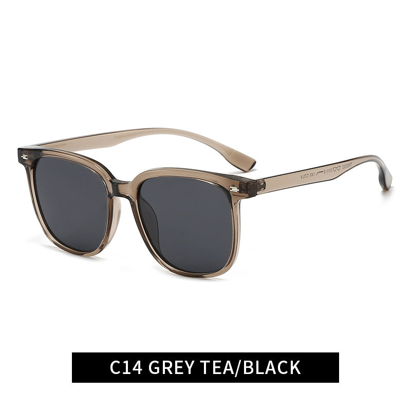 Damen modische Sonnenbrille im modernen rechteckigen Design Brehn