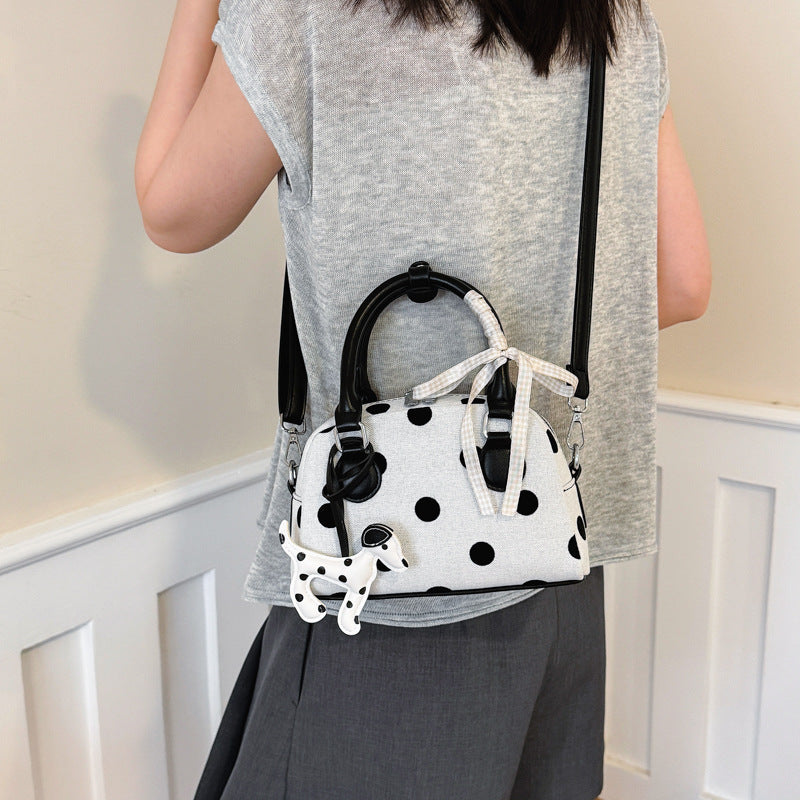 Verspielte Polka-Dot-Mini-Handtasche Brehn