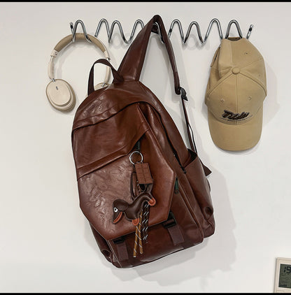 Vintage Leder Rucksack Brehn