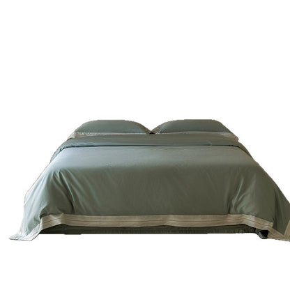 Luxus Baumwoll-Percale Bettbezug Set mit maßgeschneidertem Saum