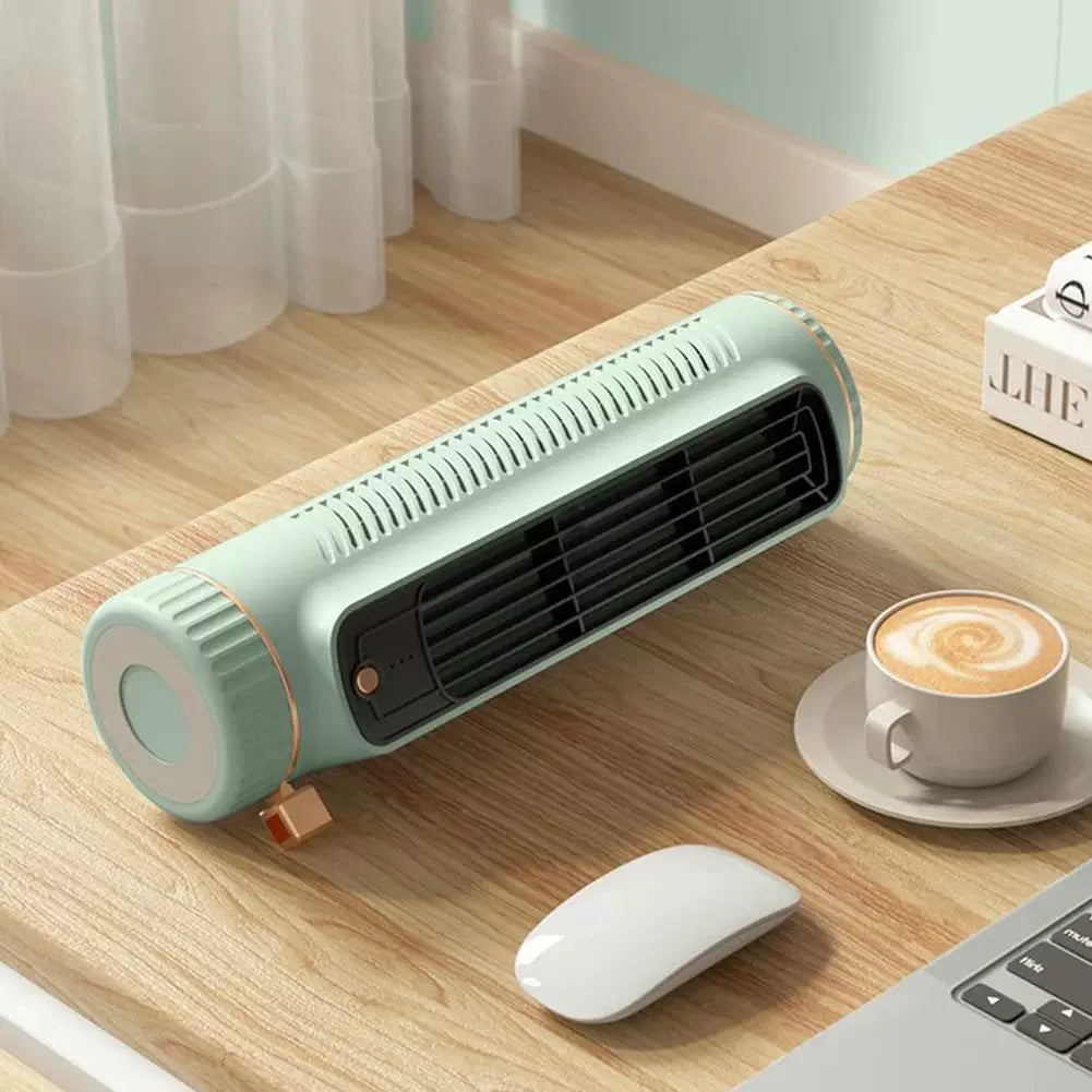 Unisex Einheitsgröße schlanker wiederaufladbarer vertikaler persönlicher Ventilator mit magnetischem Fuß mehrstufiger Luftstrom flüsterleiser bürstenloser Motor Brehn
