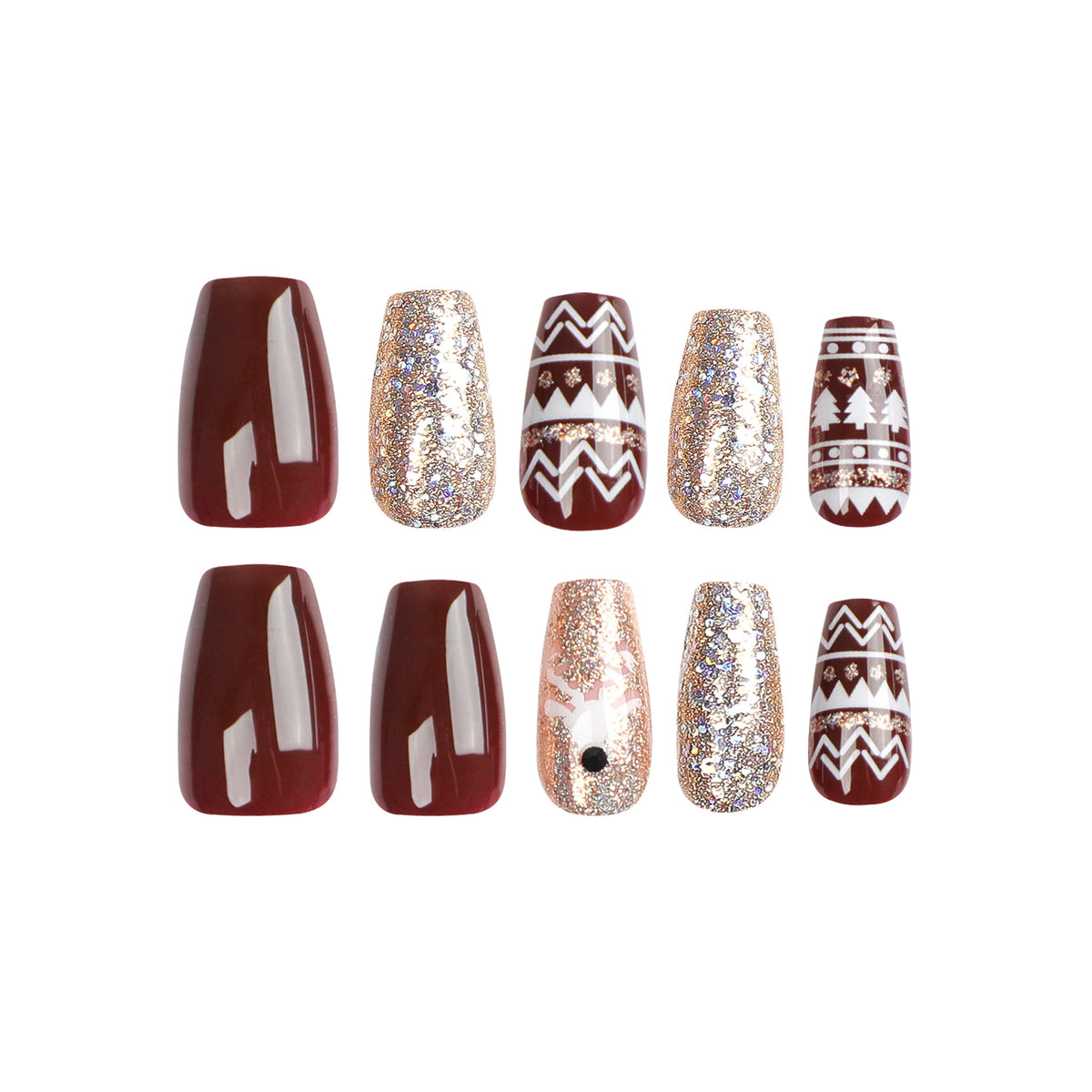 Weihnachten Nagelkunst Brehn