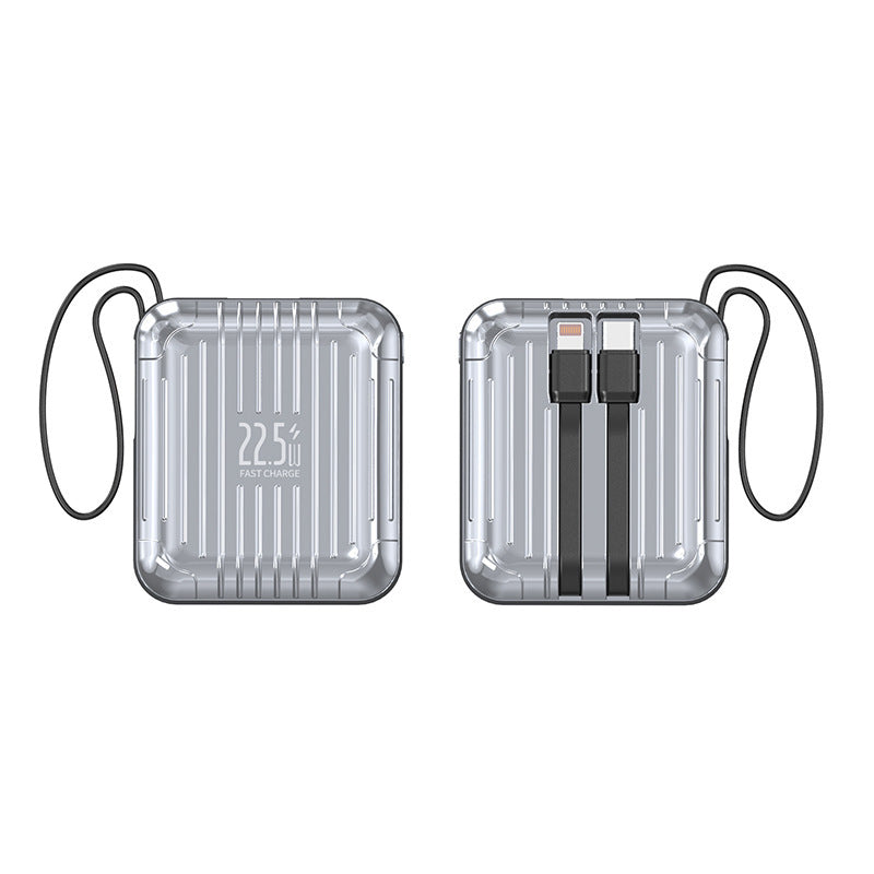 Tragbare Powerbank mit innovativer Schnellladefunktion und ergonomischem Design Brehn