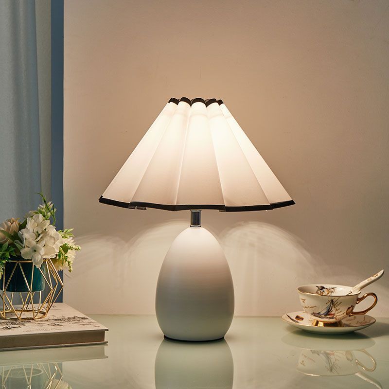 Verstellbare Stoffschirm Tischlampe