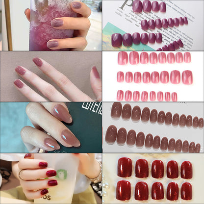 Glossy Press-On Nagelkunst mit elegantem Finish Brehn
