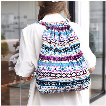 Schnürrzug Elefanten Druck Rucksack Brehn