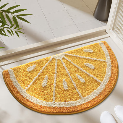 Dekorativer Zitronenförmiger Teppich für die Home Decor