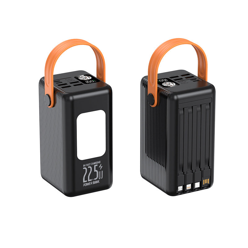 Tragbare Powerbank mit Ergonomischem Griff und Digitaler Ladeanzeige Brehn