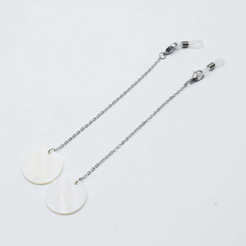 Moderne geometrische Brillenketten Brehn