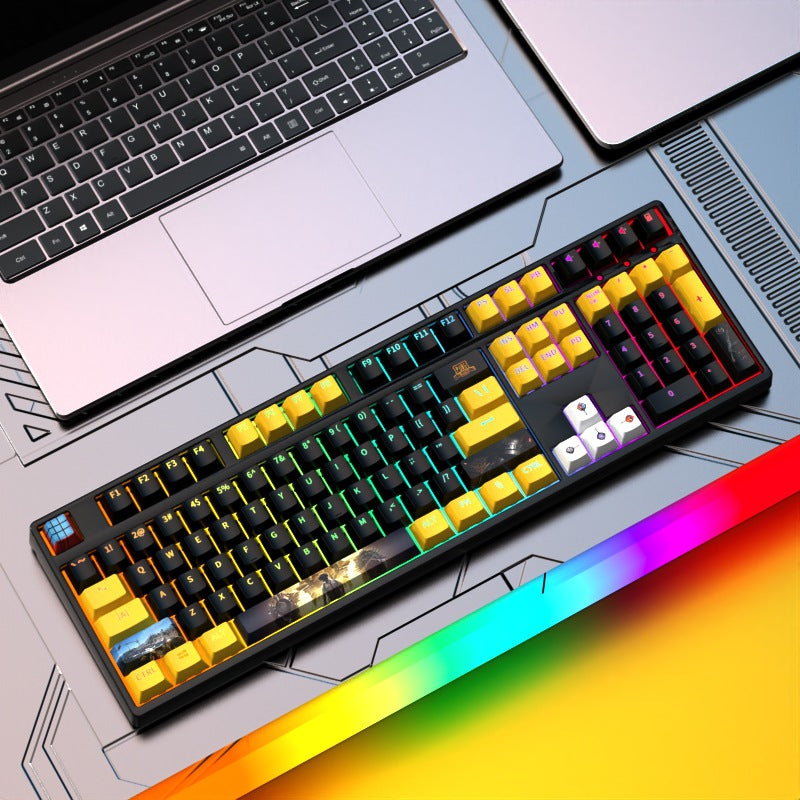 Custom Gaming-Tastatur mit RGB-Hintergrundbeleuchtung Brehn