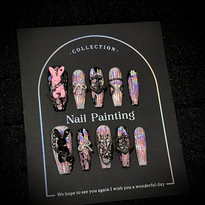 3D Themen Press-On Nagel Kunst Set