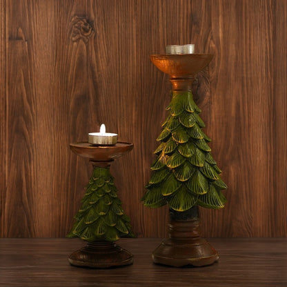 Dekorative Kerzenhalter mit Tannenbaum-Design Brehn