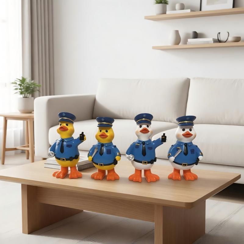 Lustige Polizeientenfigur Brehn