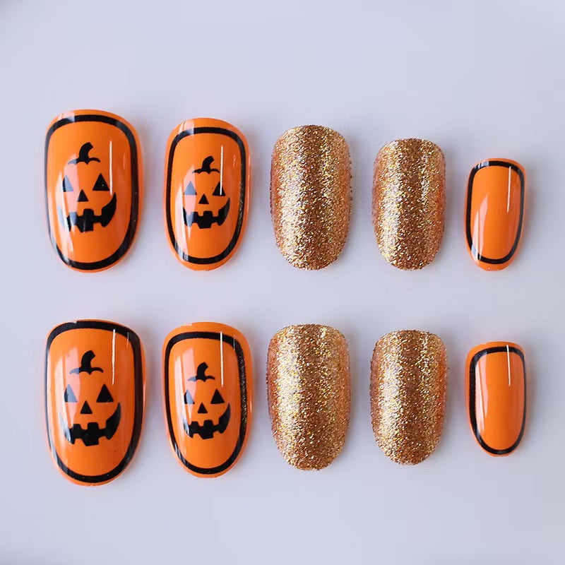 Kreatives Halloween Kunstnagelset Brehn