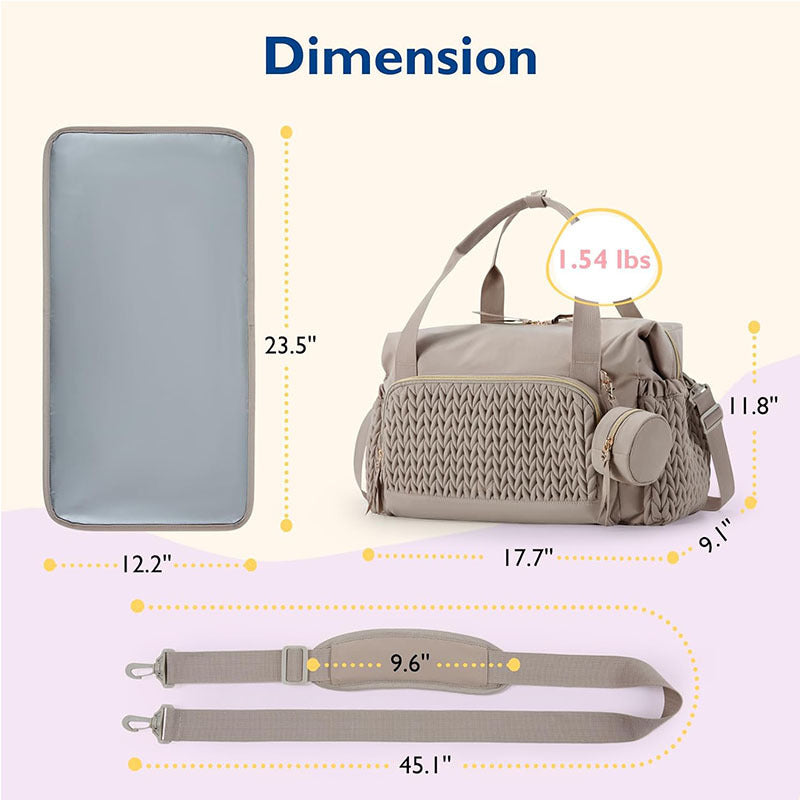 Stylische Multi-Fach Duffel-Tasche Brehn
