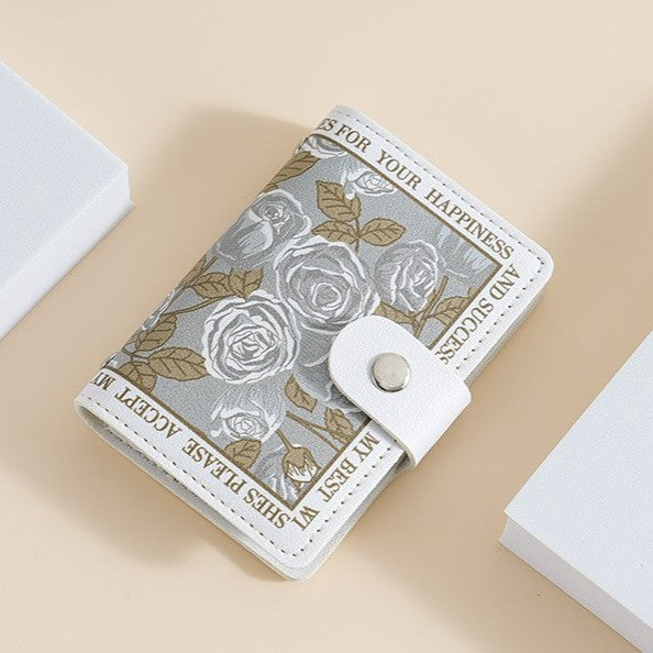 Florales Design Kompaktgeldbeutel Brehn