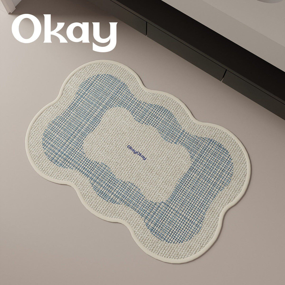 Cloud-shaped Woven Decorative Area Rug