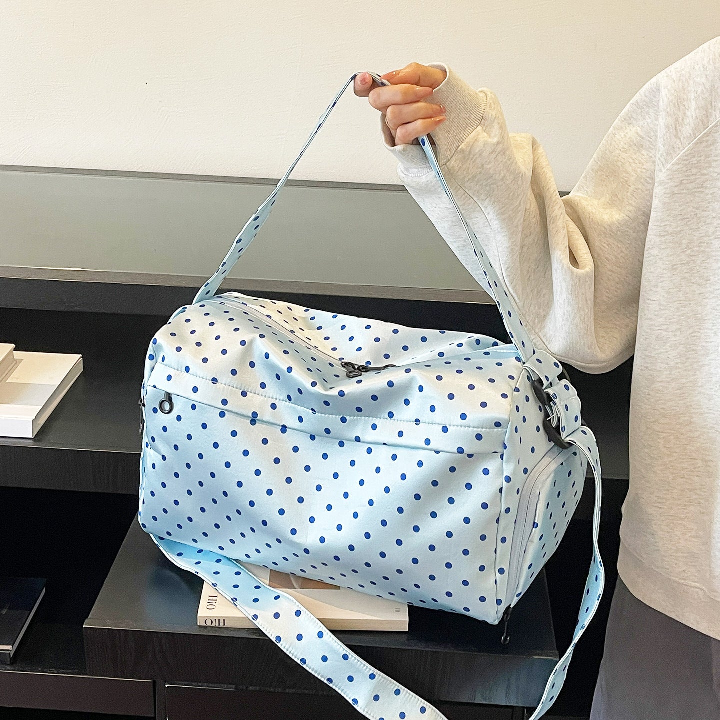 Polka Dot Gym Duffel Bag Brehn