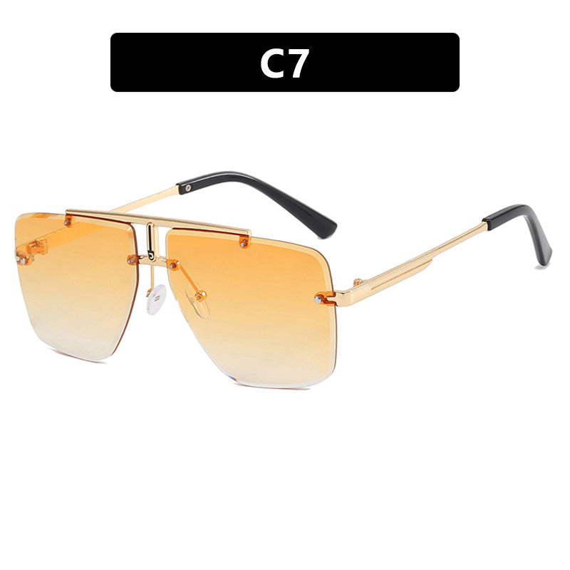 Damen quadratische Sonnenbrille im stilvollen minimalistischen Design Brehn