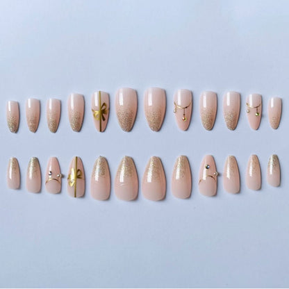 Nail Art Design Kit mit Perlen und Glitzer