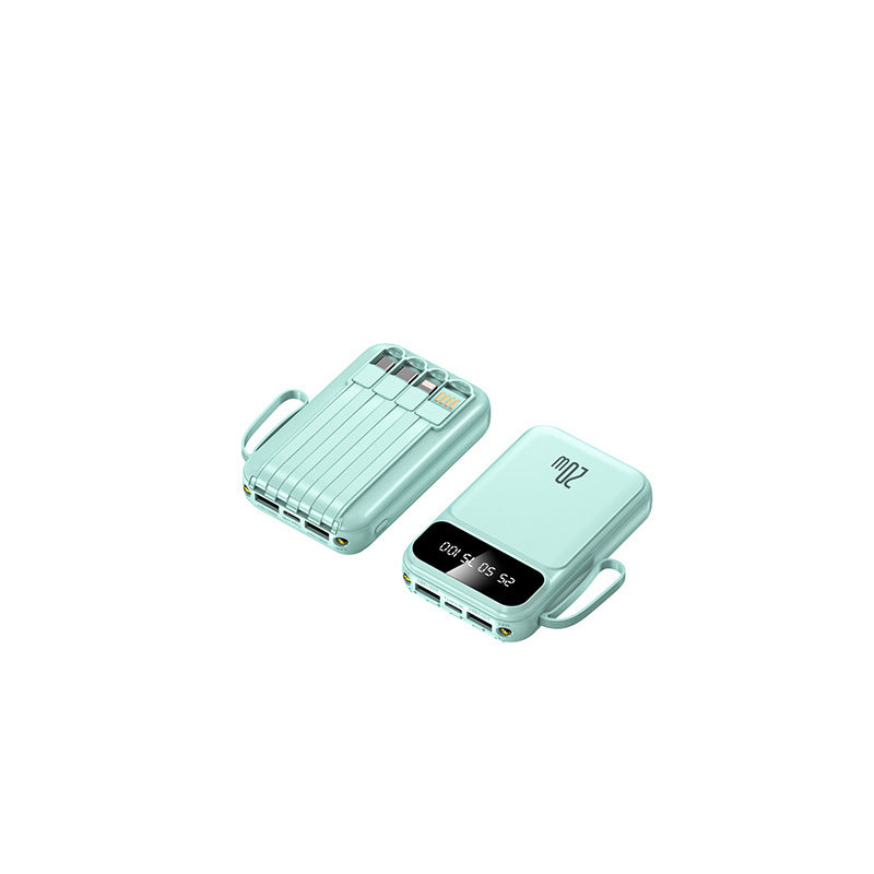 Tragbare Powerbank mit integrierter Schnellladefunktion und LCD-Display Brehn