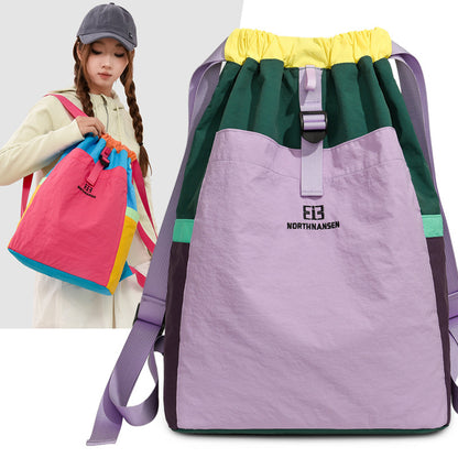 Bunter Kordelzug-Rucksack Brehn