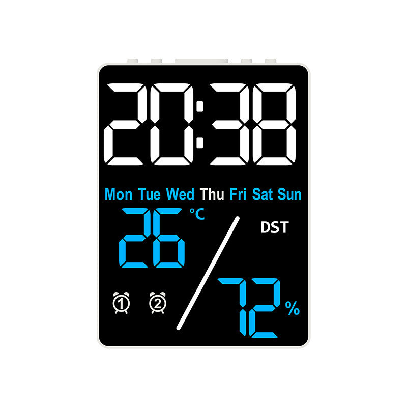 Digitaler Wecker mit Hygrometer und Temperaturanzeige Brehn