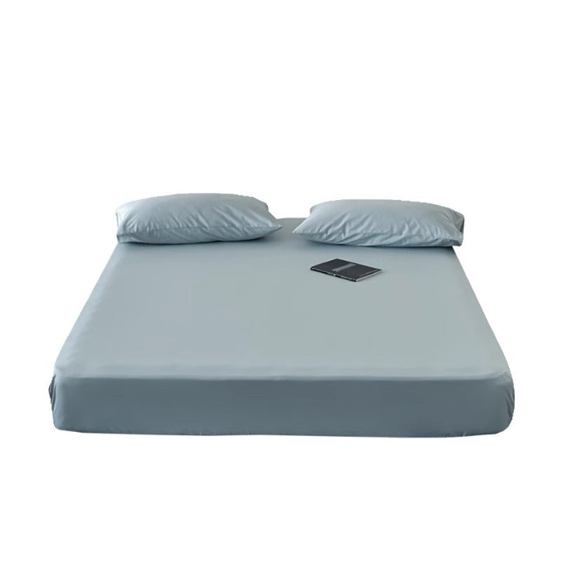 Kühlende Bambus-Mischung Tiefe-Taschen Spannbettuch und Kissenbezug Set