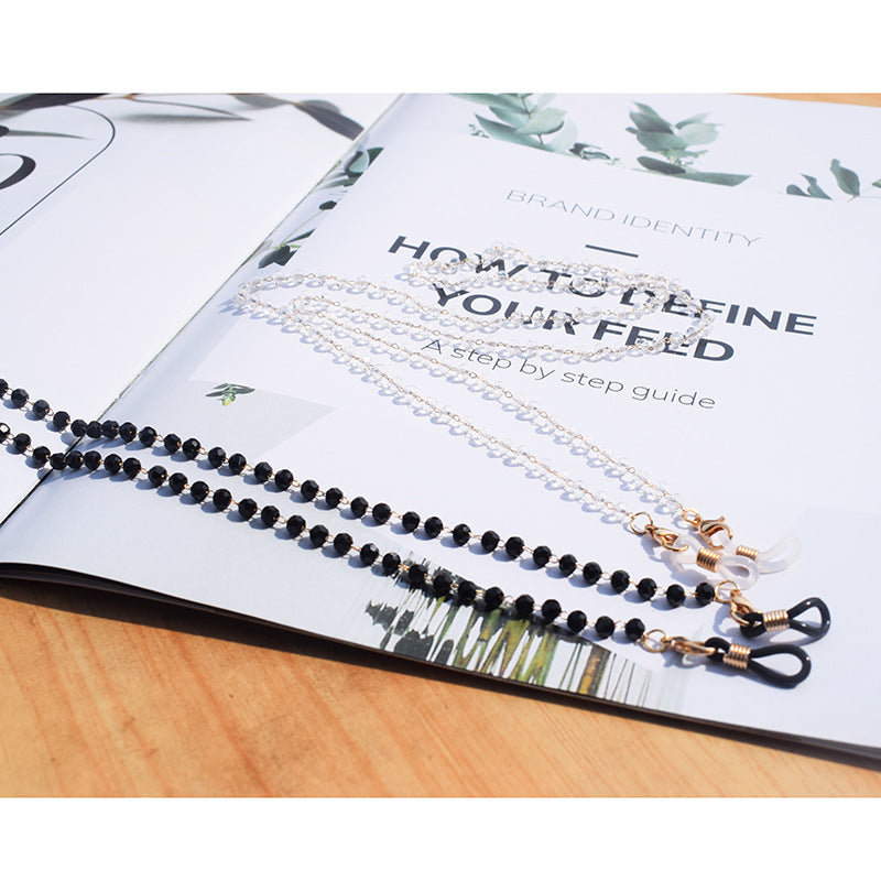 Stylische Perlen-Brillen Kette Brehn
