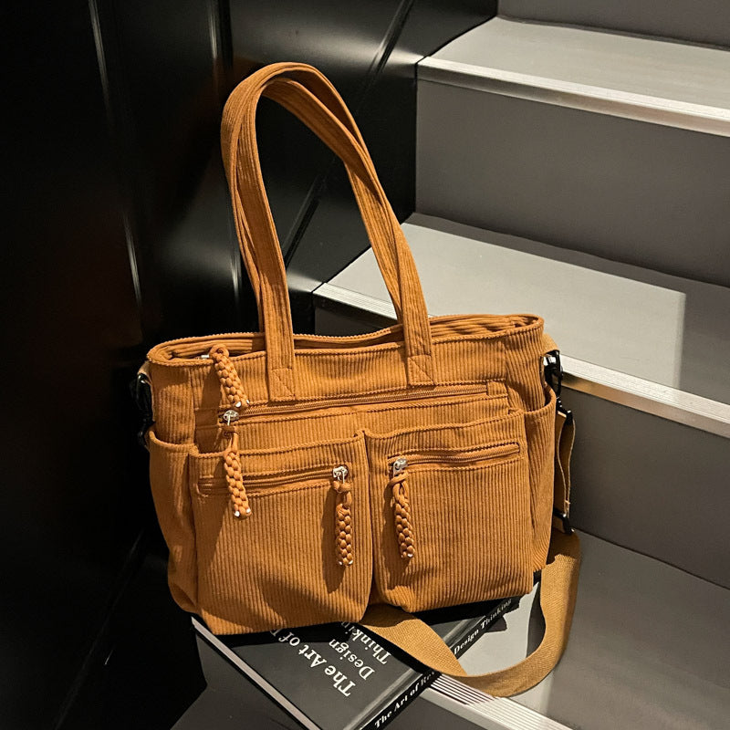 Stylische Mehrfach-Taschen-Tragetasche Brehn