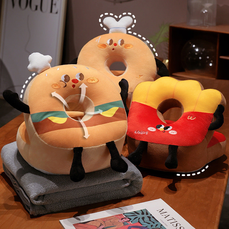 Gepolstertes Kindertoiletten‑Sitzkissen im Donut‑Plüschdesign