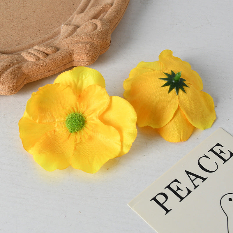 Elegante Stoff Blumen Haarschmuck