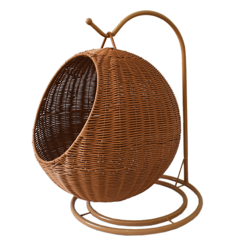 Hängender Rattan-Schaukelstuhl Brehn