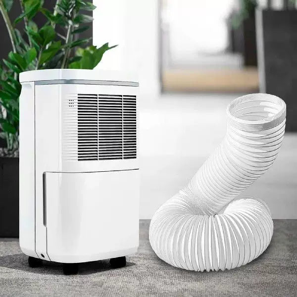 Unisex Einheitsgröße universeller flexibler gewellter Abluftschlauch für tragbare Klimaanlage mit verstärktem Ansaugkragen und erweiterbarer Länge Brehn