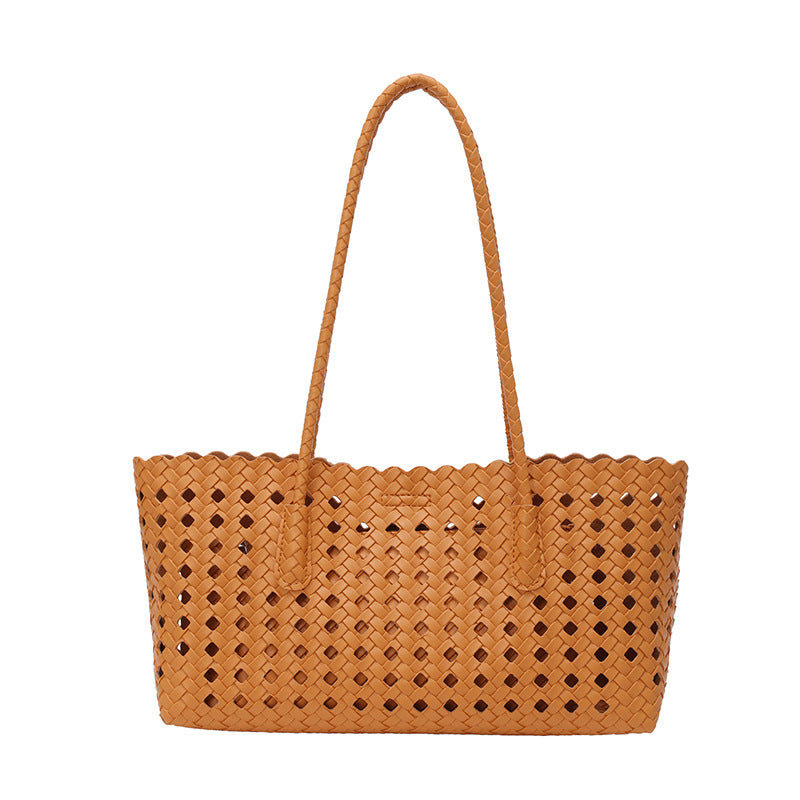 WoHandgewebte Strohtaschenmarkt Tote Bag Brehn