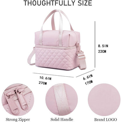 Isolierte Lunch-Tasche mit verstellbarem Tragegurt