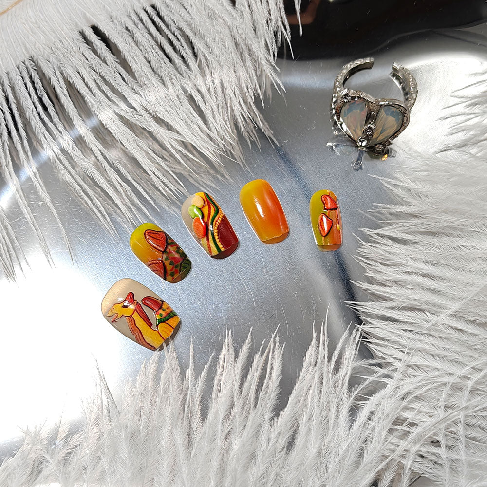 Kunstnägel Im Fruchtigen Herbstdesign Brehn